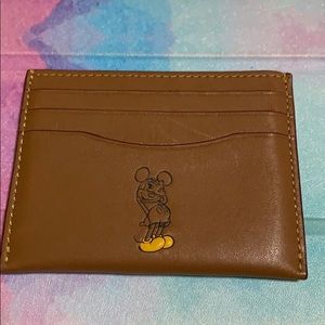 Coach Mickey Card Holder